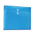 School Smart Expanding File Folders, Letter, 1-1/4 Inches, Clear, Pack of 12 PK 082261